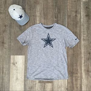 Nike Gray Dallas Cowboys Velocity Legend Performance T-Shirt